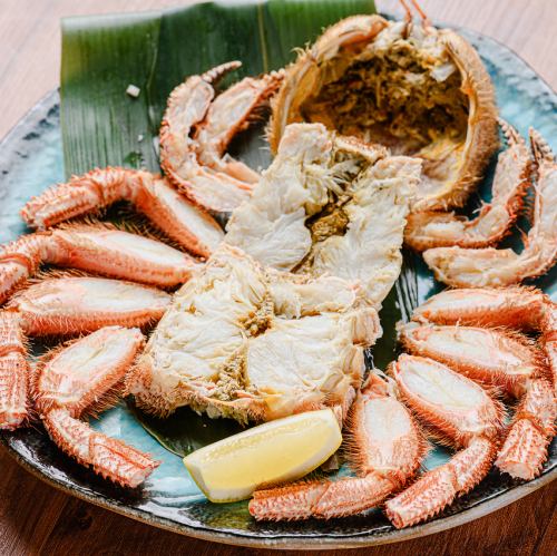浜茹で毛蟹
