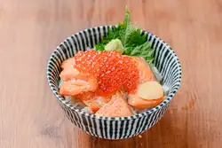 Harako-meshi (salmon roe rice)