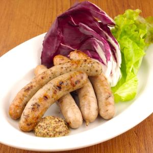 Assortment of 3 types of Yamato pork sausages