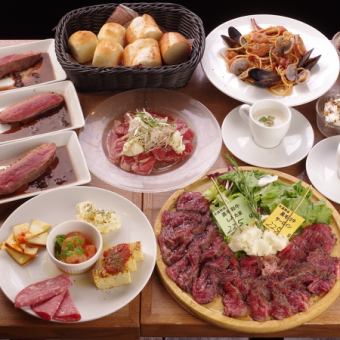 【★奢华黑毛和牛★】由熟成师严选的两种绝妙熟成牛肉进行比较的套餐