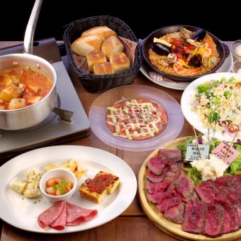 ★Year-end party★ [First-time party] "Aged meat platter course" (winter only! Includes hot pot)