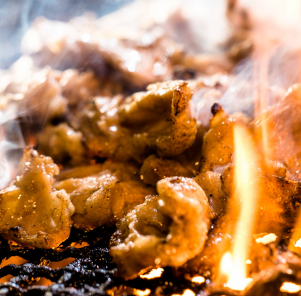 【大山香美鶏の炭焼きとのどぐろ天麩羅コース】＋【スタンダード飲み放題】宴会・歓迎会・送別会