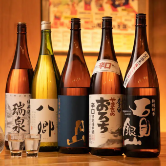 【プレミアム飲み放題】地酒地焼酎など40種類ついた飲み放題！