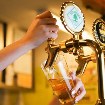 赤羽駅徒歩0分!ビール飲み放題コースご用意しております!