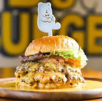 パティ×ビールのバーガー