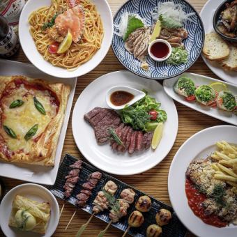 【飲み放題付き】黒毛和牛ステーキや大山鶏タタキなどを堪能するプラン◆5038円(税込)コース