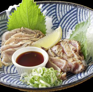 大山鶏タタキ盛り合わせ