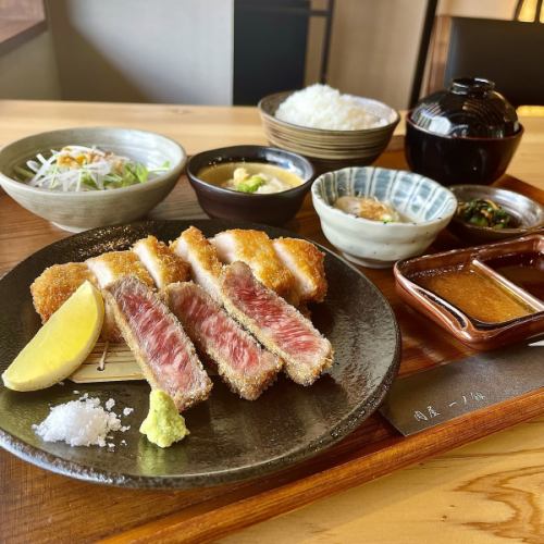 Japanese Black Beef and Red Pig Cutlet Set