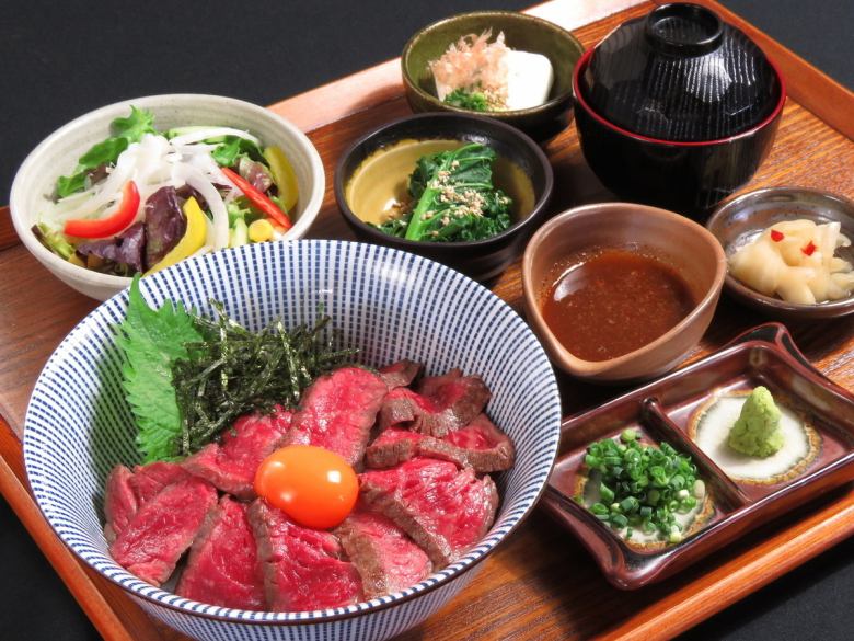 [The 29th of every month is Meat Day] Today's special Wagyu beef steak bowl set Regular price 2,530 yen → Special price 2,240 yen