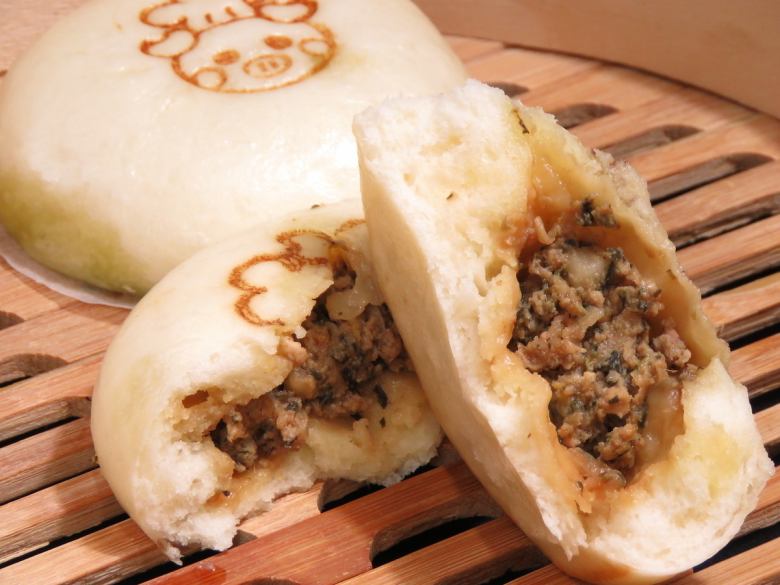 Our specialty coarsely ground pork buns