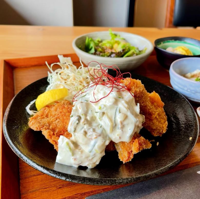 香味タルタルチキンカツ膳