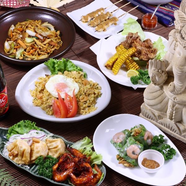 当店でしか味わえないアジアン料理はどれも美味しいと好評です。