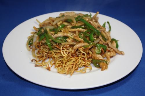 青椒肉絲焼きそば