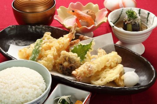 Ten items of tempura