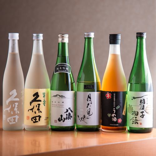 店主が厳選したこだわりの【日本酒】