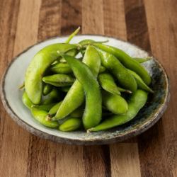 Salted edamame