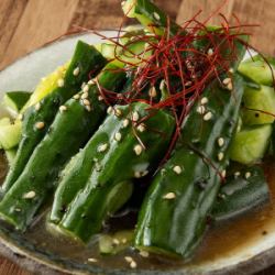 Salted Seared Cucumber
