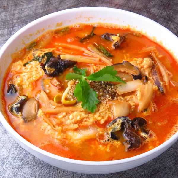 【홈메이드】김치찌개면