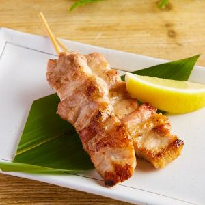 Pork rose skewers