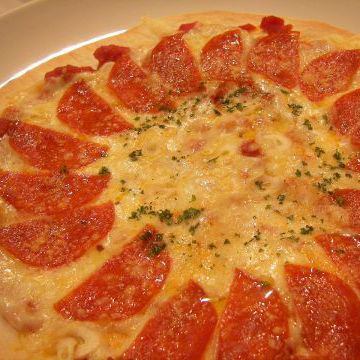 Pepperoni Garlic Pizza