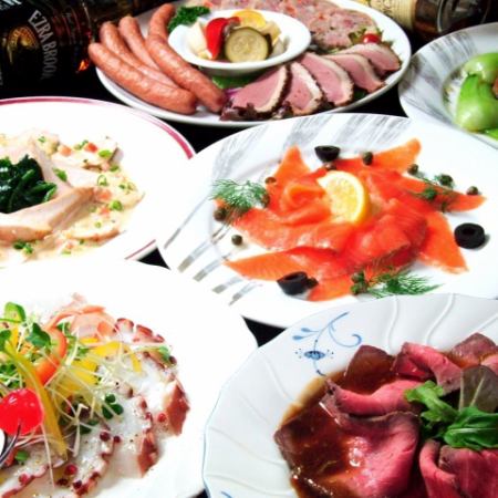 [Welcome and farewell party standard course] 1 person free for 8 or more people! 2.5 hours all-you-can-drink included ☆ 12 dishes 6,500 yen ⇒ 5,500 yen