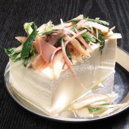 Kushiya's special chilled tofu