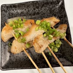 Fatty pork skewers