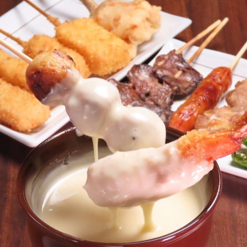 The popular cheese fondue, the first of its kind in Sendai!