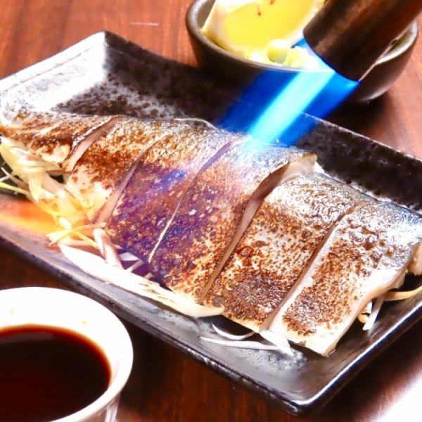 【炙り〆鯖】日本酒との相性抜群！