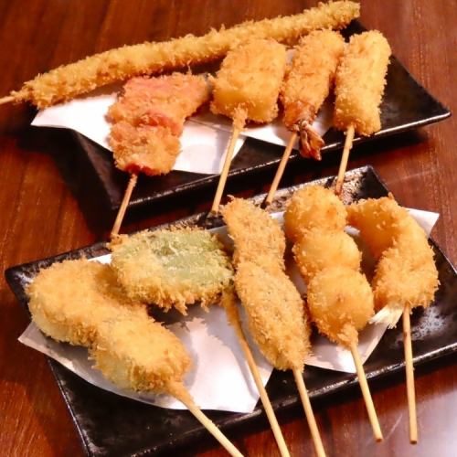 本場の味!大阪風串カツ