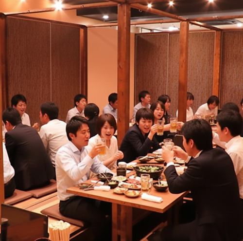 <p>★꼬치는 1개 80엔~, 음료 무제한 코스도 준비하고 있습니다!개인실도 10실 준비!!연회에 딱의 가게입니다◎</p>