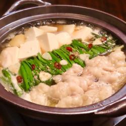 もつ鍋（2人前）　ちゃんぽん麺付き