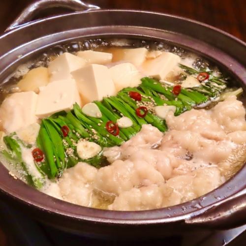 もつ鍋（2人前）　ちゃんぽん麺付き