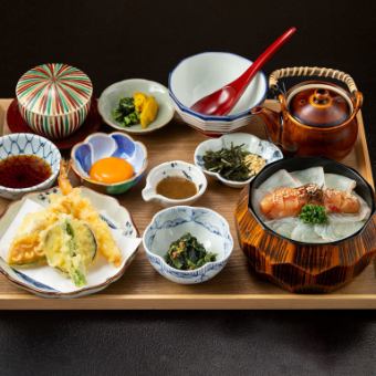 ■『明鯛茶漬け膳』＜自家製の希少な明太子を使用しています！＞