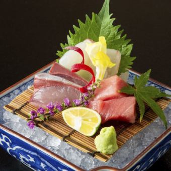 『　刺身盛り合わせ　』 ＜3種＞