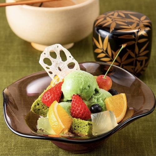 ●【八女産】　抹茶パフェ