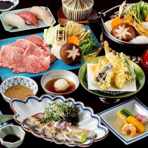 ■『和牛・寿司・天ぷら・鍋』など御用意しております！