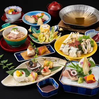 会食・接待・御家族でのお食事に『季節の会席』（9品）8,000円