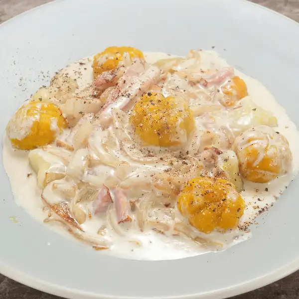 【弾むような食感】もちもちニョッキ◆お酒を誘う濃厚な味わい