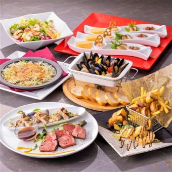 From 8/12 to 8/15 12:00~ [Lunchtime Drinking] "Tomoru Course" where you can enjoy popular menu items as a course, all-you-can-drink for 3 hours
