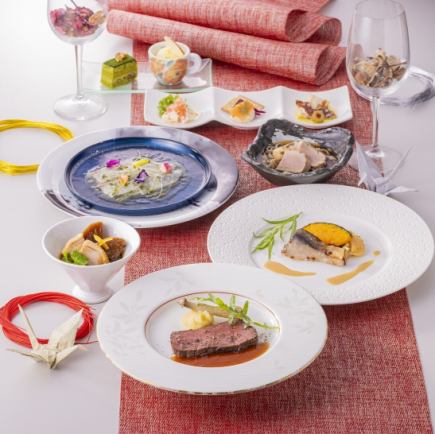 Perfect for a meeting! Chita beef as the main dish! Eat with chopsticks [Western-style celebratory banquet] Food only 5,500 yen