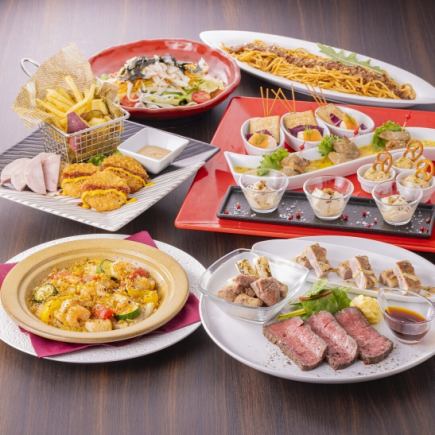 土日祝限定!【お昼飲み】愛知県産の銘柄肉を食べ比べ「ともるコース」飲み放題3時間付き6000円