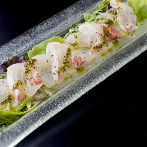 Ise sea bream carpaccio