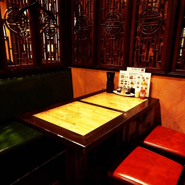 [For birthday parties and girls-only gatherings] The box-type seats in the partitioned space allow you to talk without worrying about the surroundings, making them ideal for birthday parties and girls-only gatherings. You can enjoy your meal in the mood ♪ Whether you are a small group or a large group! Let's have an Asian party ☆