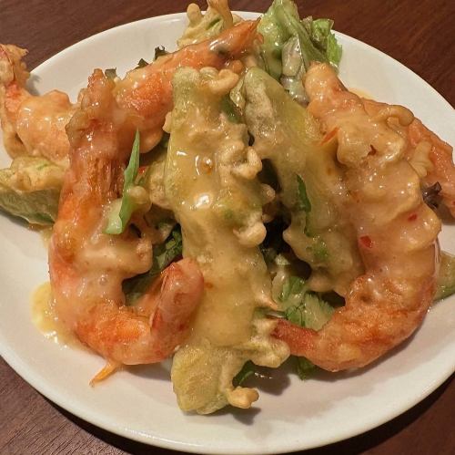 海老とアボカドのスィートチリマヨ