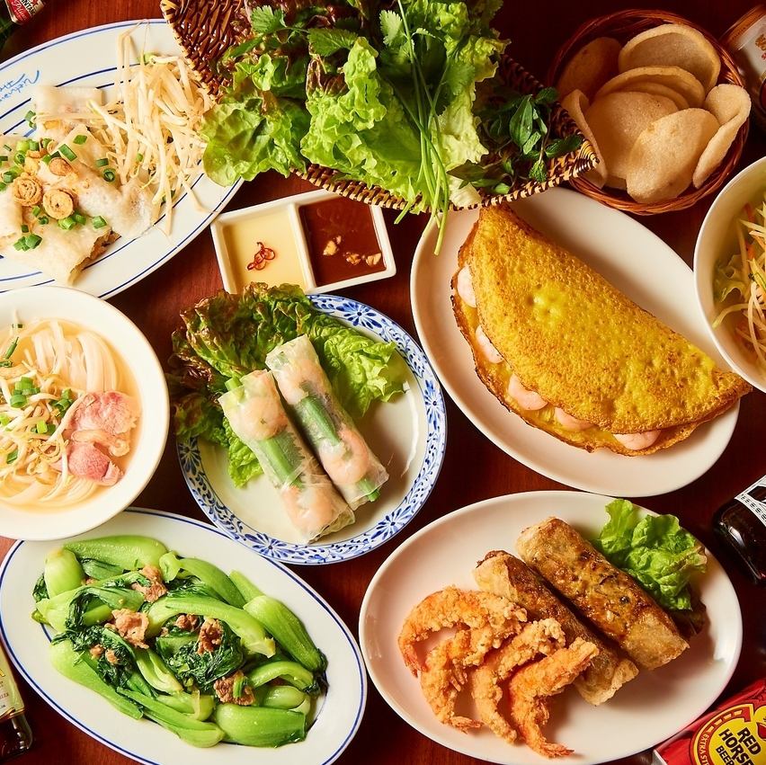 在充滿亞洲風格的餐廳享用正宗的越南美食。