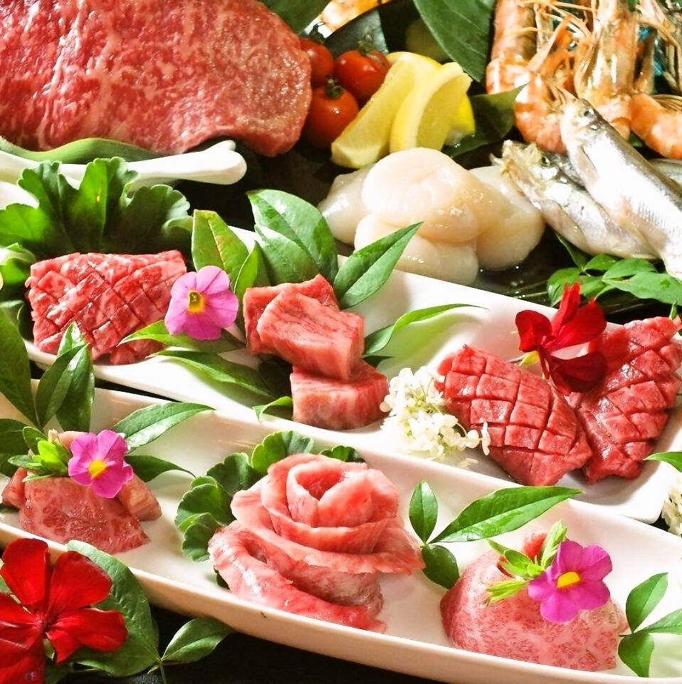 [For banquets] Yokubari course with 12 dishes 5480 yen ⇒ 4980 yen (tax included) all-you-can-drink