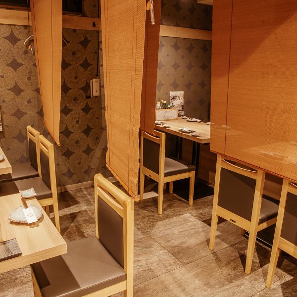 コース料理があるので宴会にもぴったり　半個室利用もできるので16名様まで受け付けております。