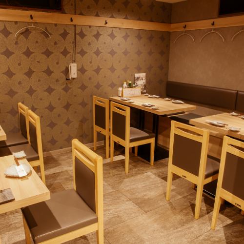 12名様以上で個室貸切可能。周りを気にせず、ゆったりとお食事やご宴会をお楽しみいただけます。