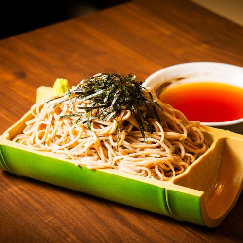 Steamed soba noodles